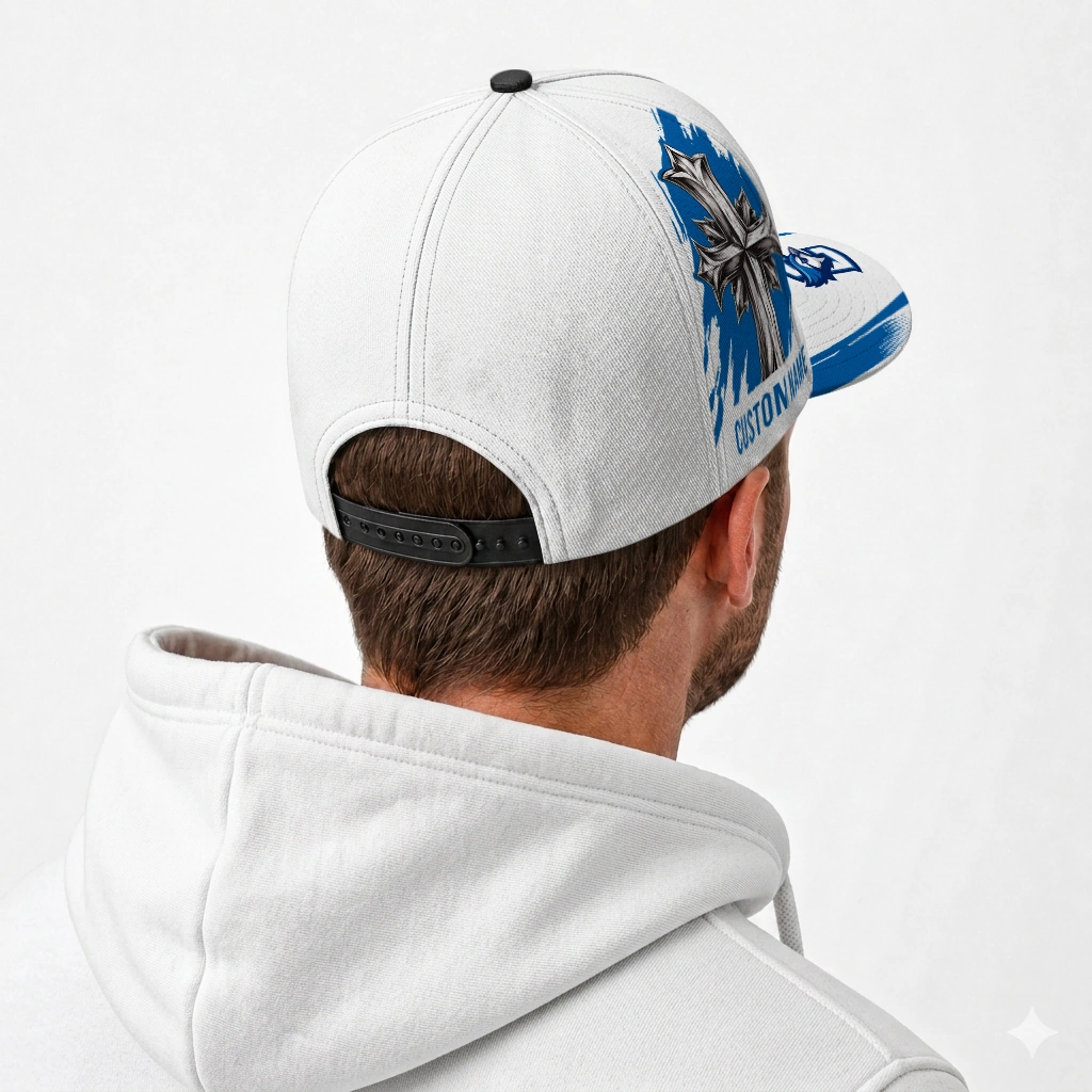 creighton-bluejays-cap-custom-grunge-cross-blue-white-latest-model.webp