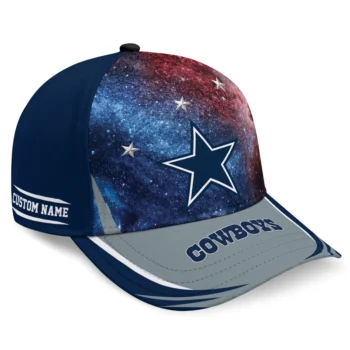 Dallas Cowboys Cap - Customized Galaxy Nebula Blue