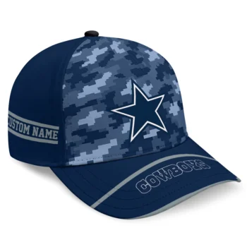 Dallas Cowboys Cap - Customized Pixel Camo Blue