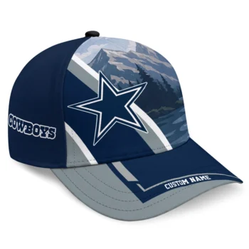 Dallas Cowboys Cap - Personalized Diagonal Slash Blue