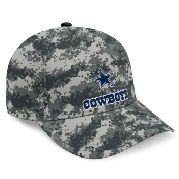 Dallas Cowboys Cap - Personalized Digital Camo Gray