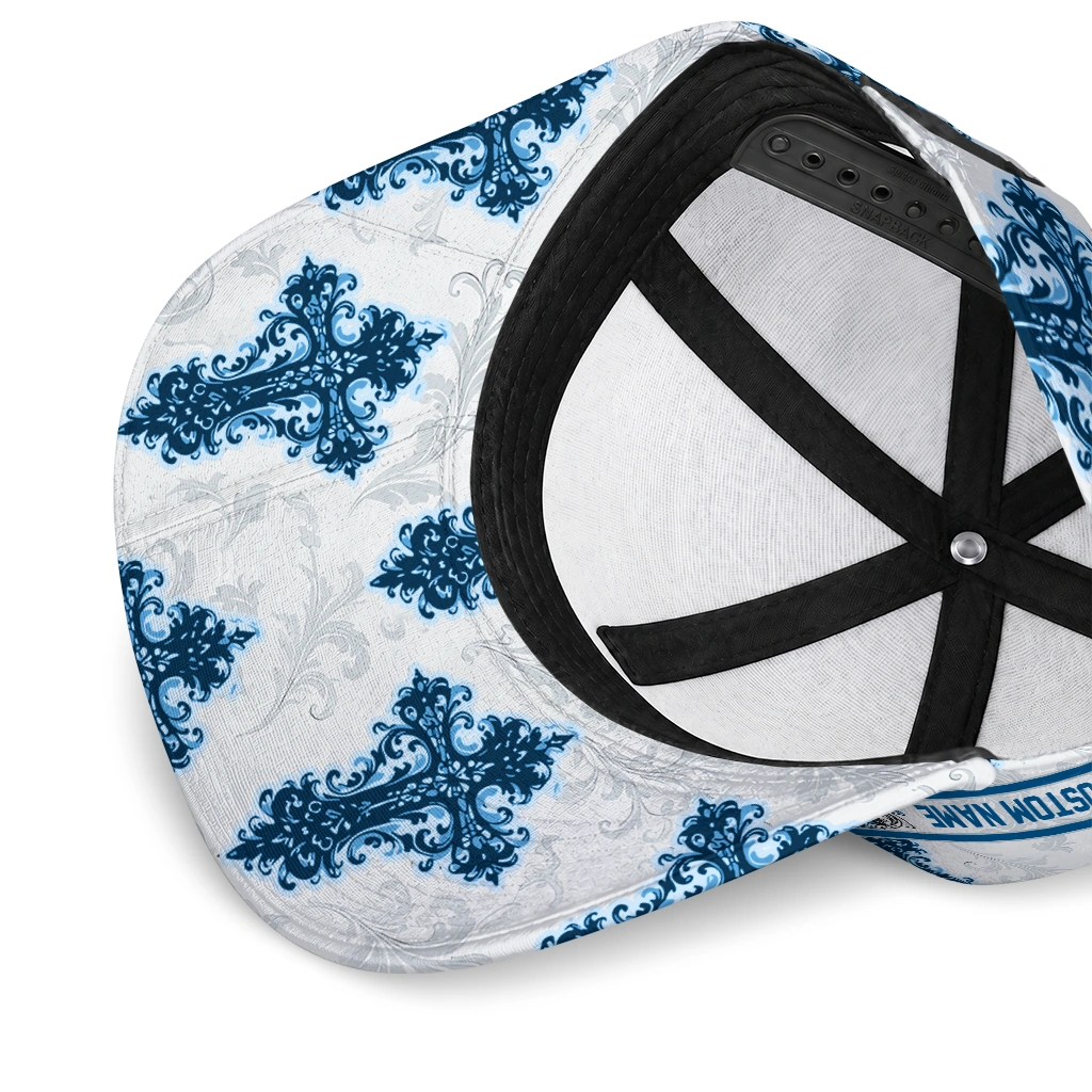 dallas-mavericks-cap-custom-damask-pattern-blue-white-high-quality.webp