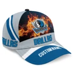 dallas-mavericks-cap-personalized-blazing-fire-blue-best-selling.webp