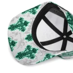 dallas-stars-cap-custom-damask-pattern-green-white-best-selling.webp