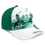 dallas-stars-cap-custom-flat-illustration-green-white-best-selling.webp