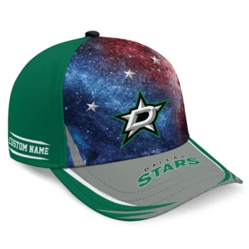 Dallas Stars Cap - Customized Galaxy Nebula Green