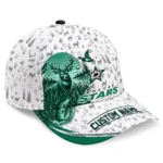 dallas-stars-cap-customized-toile-pattern-green-white-best-selling.webp