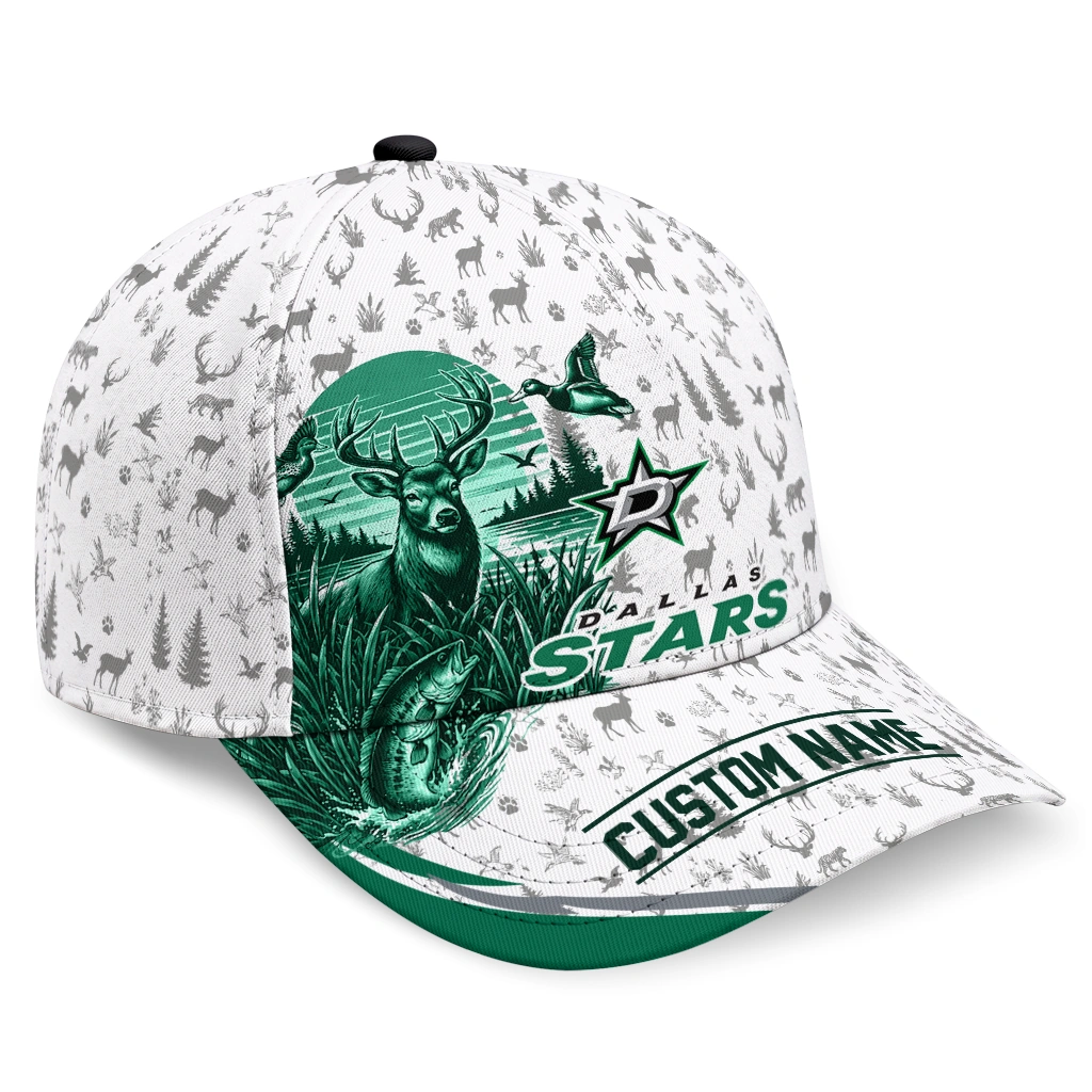 dallas-stars-cap-customized-toile-pattern-green-white-best-selling.webp dallas stars cap customized toile pattern green white best selling