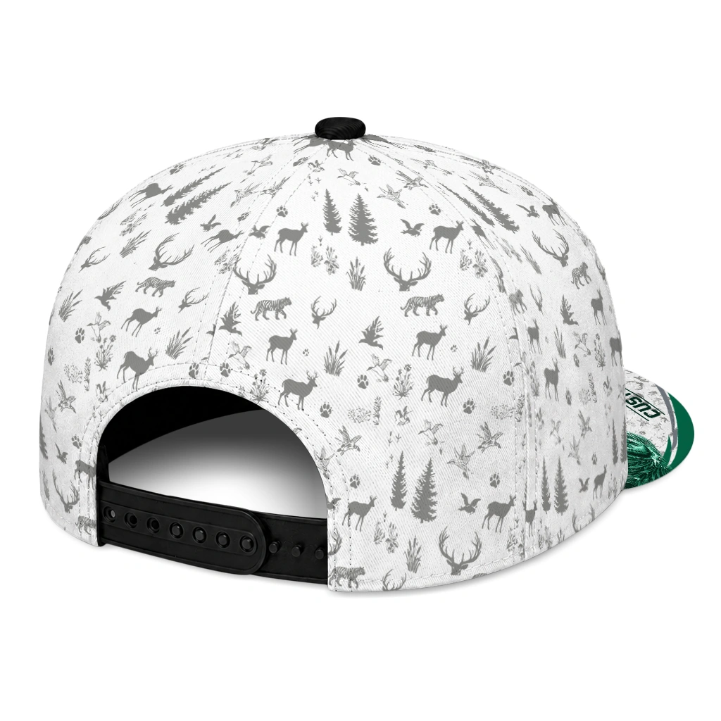 dallas-stars-cap-customized-toile-pattern-green-white-fashion-forward.webp