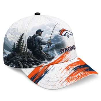 Denver Broncos Cap - Personalized Photo Realistic Orange White