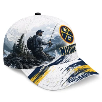 Denver Nuggets Cap - Personalized Photo Realistic Blue White