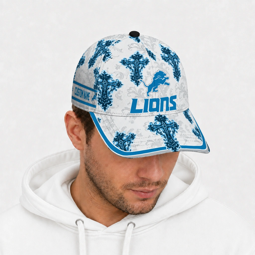 detroit-lions-cap-personalized-damask-pattern-blue-white-new-arrival.webp