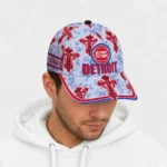 detroit-pistons-cap-personalized-damask-pattern-red-white-best-selling.webp
