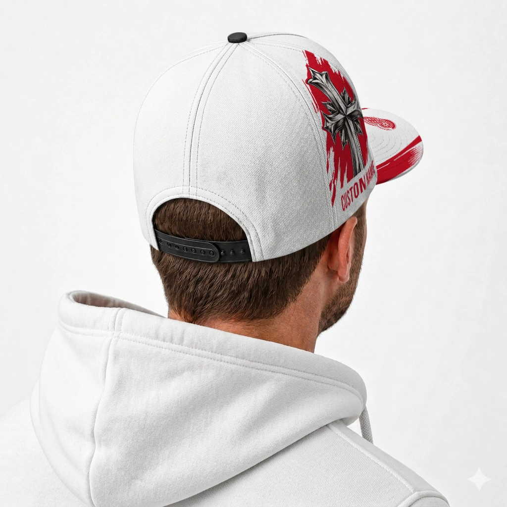 detroit-red-wings-cap-personalized-grunge-cross-red-white-latest-model.webp