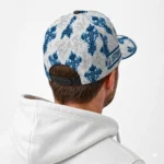 drake-bulldogs-cap-custom-damask-pattern-blue-white-best-selling.webp