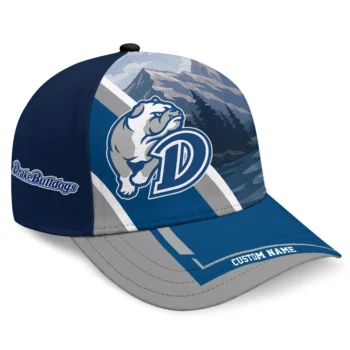 Drake Bulldogs Cap - Custom Diagonal Slash Blue