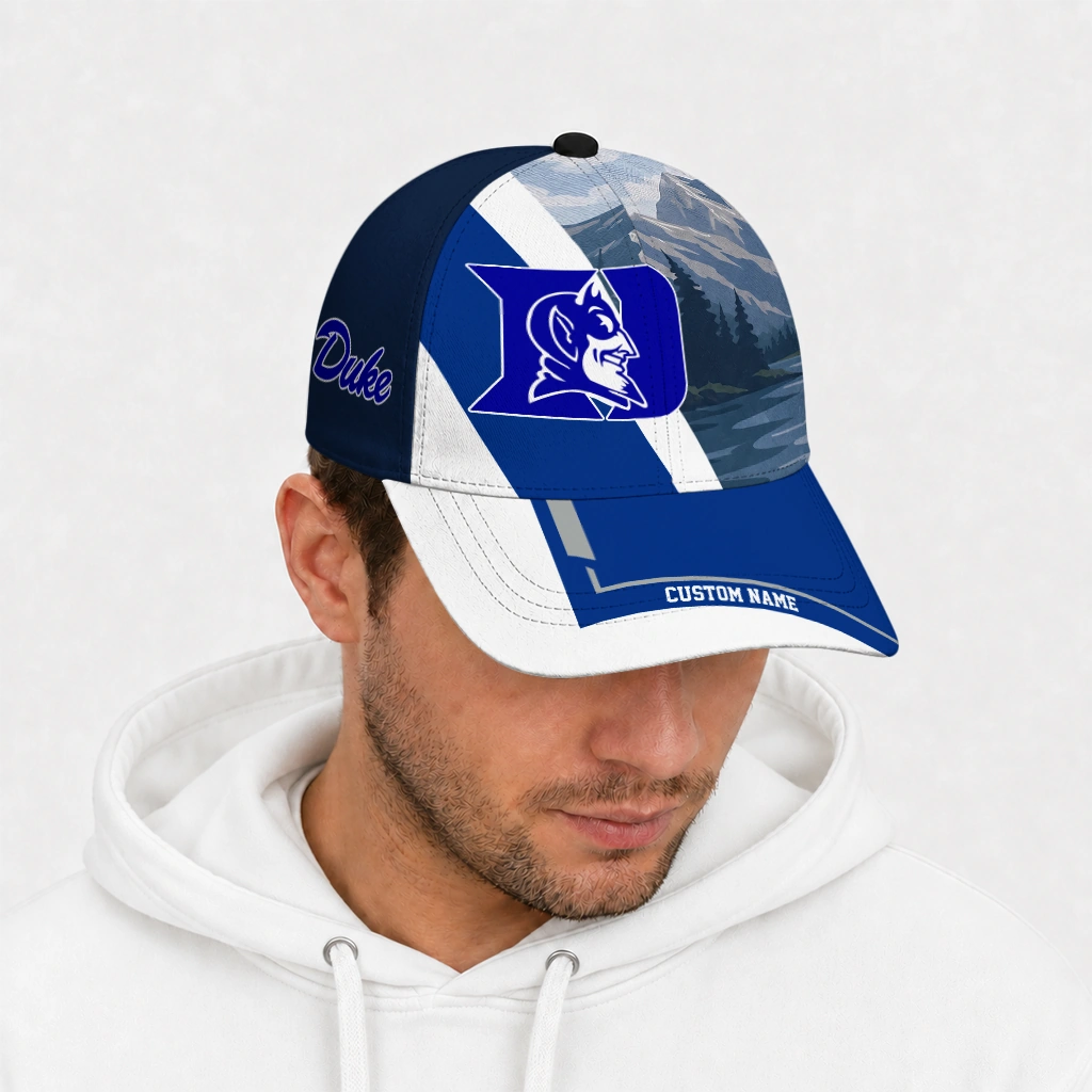 duke-blue-devils-cap-personalized-diagonal-slash-blue-new-arrival.webp