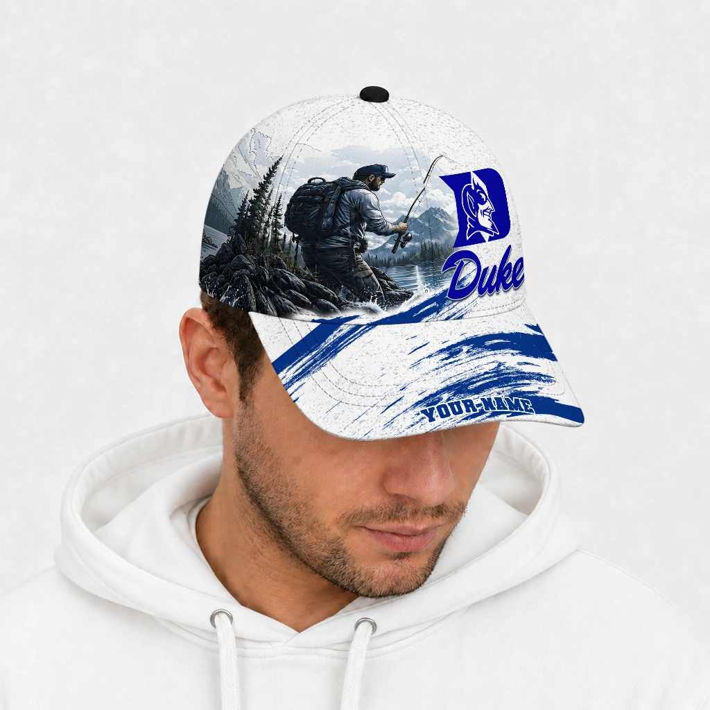 duke-blue-devils-cap-personalized-photo-realistic-blue-white-new-arrival.webp