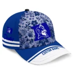 duke-blue-devils-cap-personalized-tropical-floral-blue-best-selling.webp
