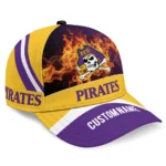 east-carolina-pirates-cap-customized-blazing-fire-purple-best-selling.webp