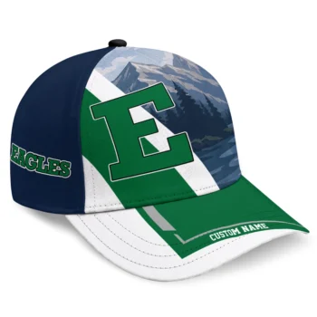 Eastern Michigan Eagles Cap - Customized Diagonal Slash Green