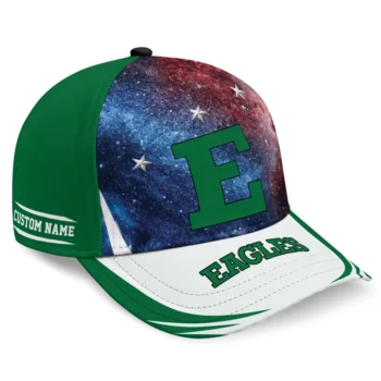 Eastern Michigan Eagles Cap - Customized Galaxy Nebula Green