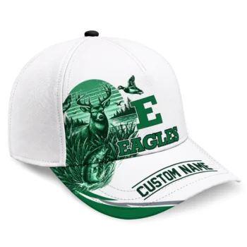 Eastern Michigan Eagles Cap - Customized Toile Pattern Green White
