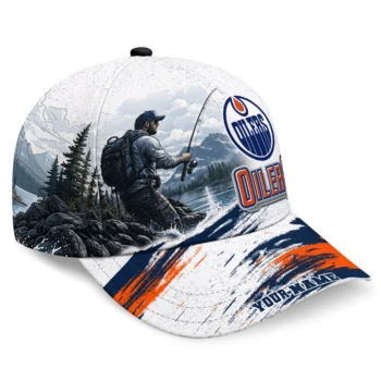Edmonton Oilers Cap - Custom Photo Realistic Blue White
