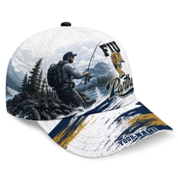 FIU Panthers Cap - Personalized Photo Realistic Blue White