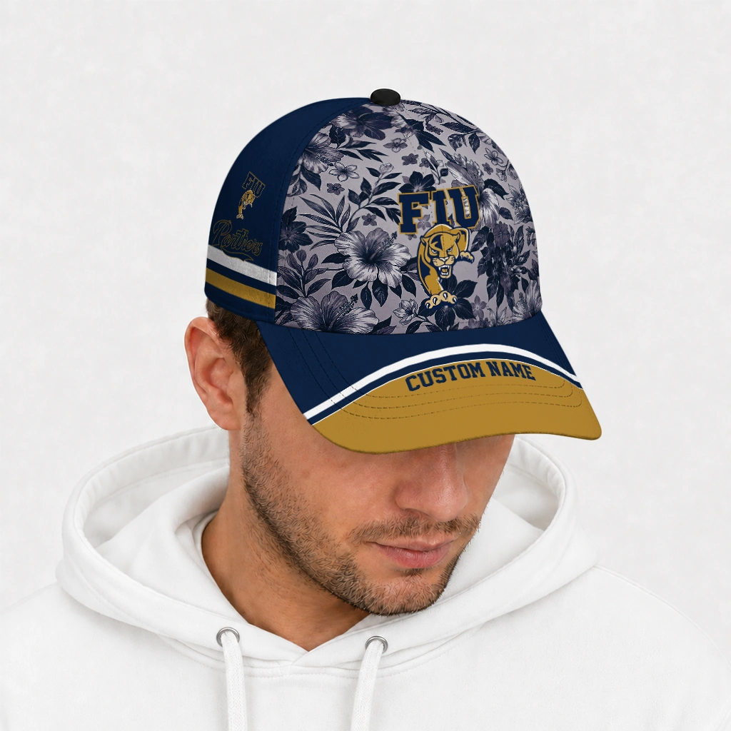 fiu-panthers-cap-personalized-tropical-floral-blue-new-arrival.webp
