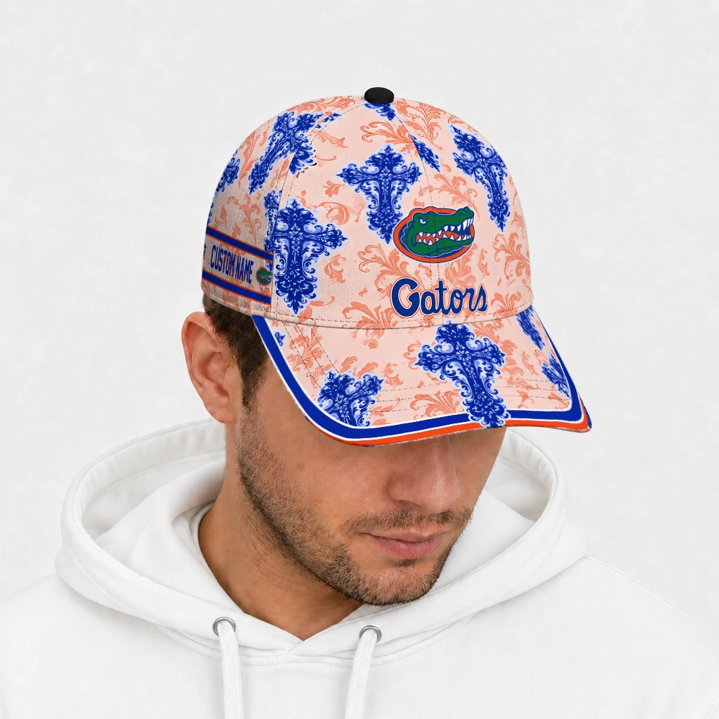 florida-gators-cap-custom-damask-pattern-blue-white-new-arrival.webp