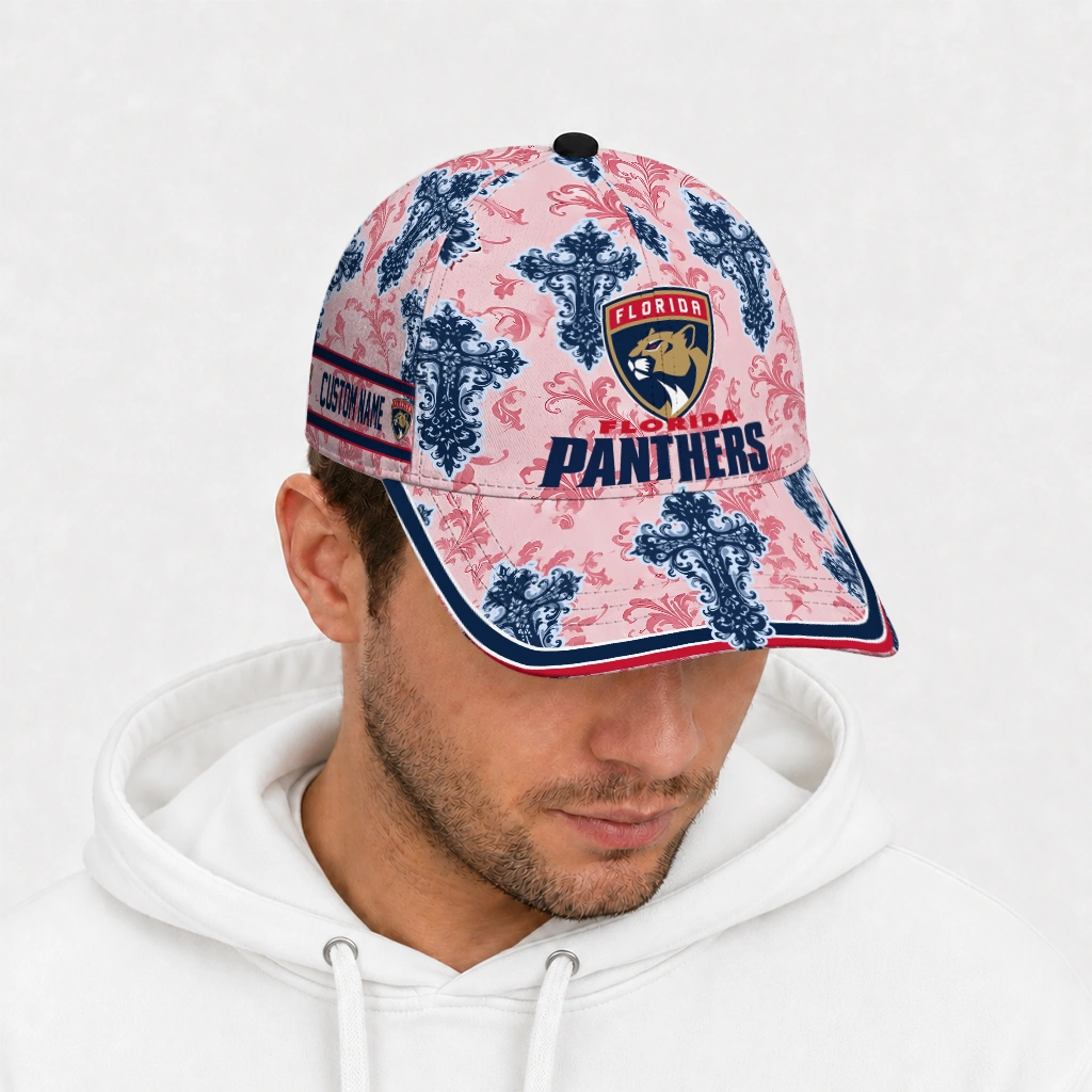 florida-panthers-cap-custom-damask-pattern-red-white-new-arrival.webp