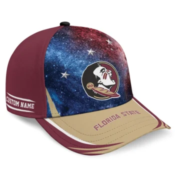 Florida State Seminoles Cap - Customized Galaxy Nebula Garnet