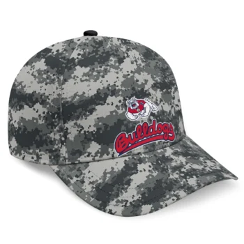 Fresno State Bulldogs Cap - Custom Digital Camo Gray