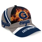 georgetown-hoyas-cap-customized-blazing-fire-blue-best-selling.webp