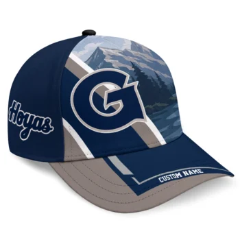 Georgetown Hoyas Cap - Customized Diagonal Slash Blue