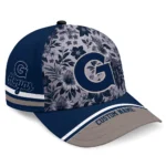 georgetown-hoyas-cap-customized-tropical-floral-blue-best-selling.webp