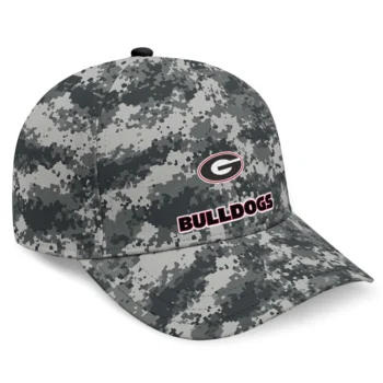 Georgia Bulldogs Cap - Personalized Digital Camo Gray