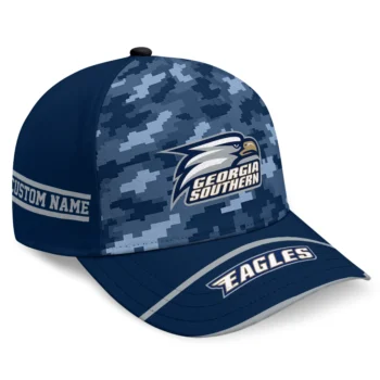 Georgia Southern Eagles Cap - Custom Pixel Camo Blue
