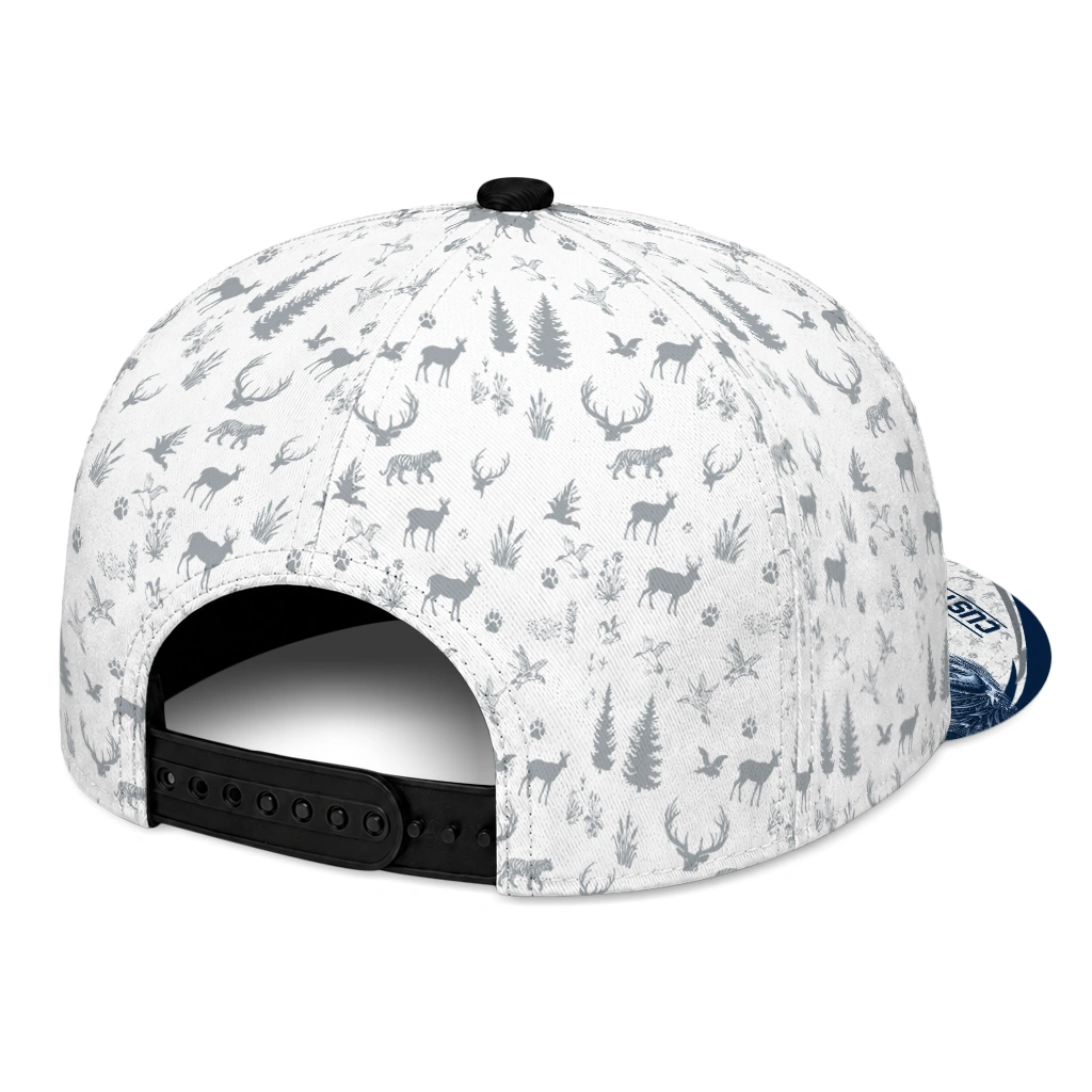 georgia-southern-eagles-cap-custom-toile-pattern-blue-white-fashion-forward.webp