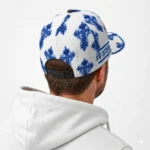 georgia-state-panthers-cap-customized-damask-pattern-blue-white-best-selling.webp