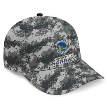 Golden State Warriors Cap - Personalized Digital Camo Gray