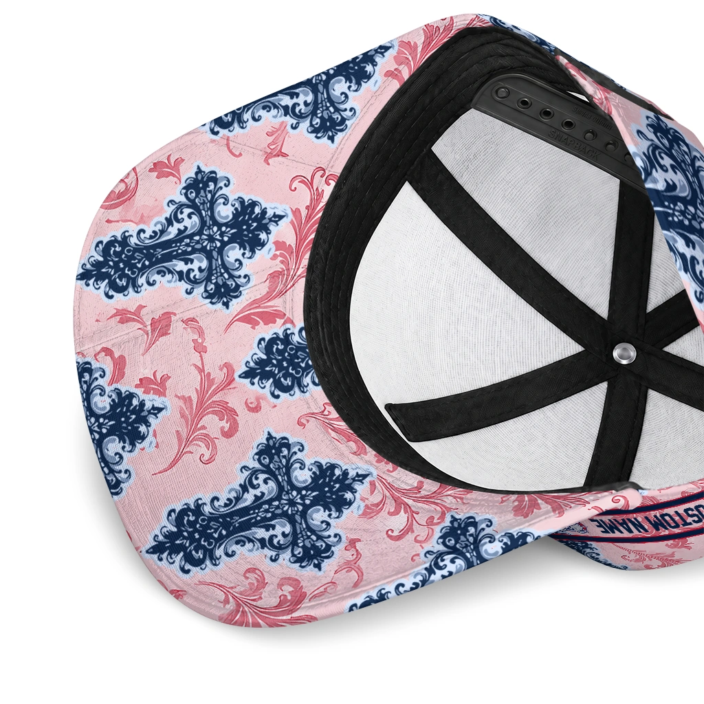 gonzaga-bulldogs-cap-personalized-damask-pattern-blue-white-high-quality.webp