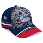 gonzaga-bulldogs-cap-personalized-tropical-floral-blue-best-selling.webp