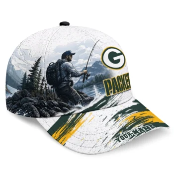 Green Bay Packers Cap - Customized Photo Realistic Green White