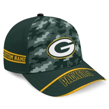 Green Bay Packers Cap - Customized Pixel Camo Green