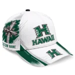 hawaii-rainbow-warriors-cap-custom-grunge-cross-green-white-best-selling.webp