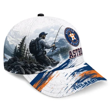 Houston Astros Cap - Custom Photo Realistic Blue White