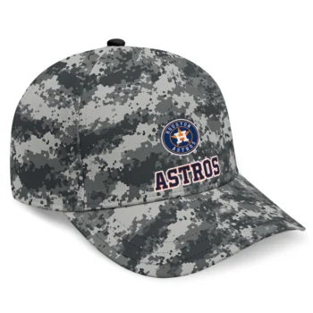 Houston Astros Cap - Customized Digital Camo Gray