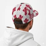 houston-cougars-cap-customized-damask-pattern-red-white-best-selling.webp